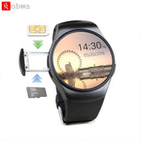 Genuine Kw18 Bluetooth Smart Watch Full Screen Support Sim Tf Card Smartwatch Phone Heart Rate Monitor For Ios Andriod Phone
